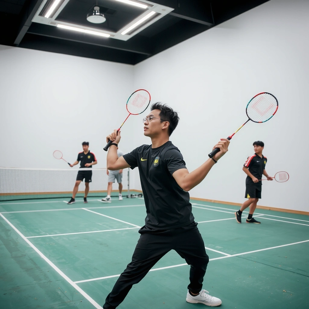 Badminton training facility