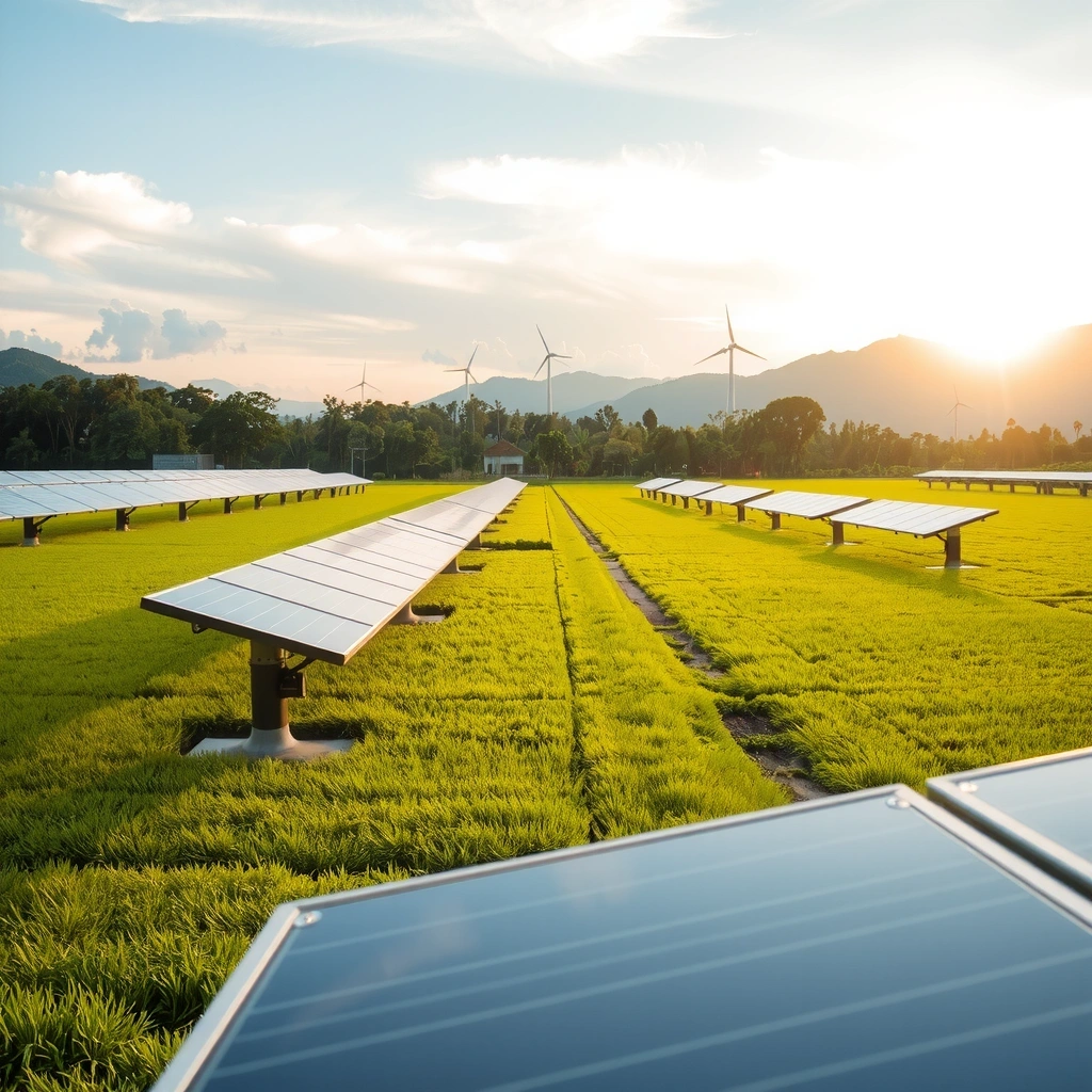 Solar panel installation